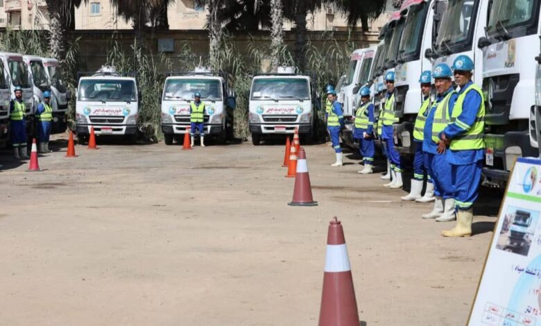 استعدادات مكثفة من شركة الصرف الصحي بالإسكندرية لتأمين العملية الانتخابية لمجلس الشيوخ