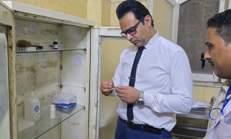 "دويدار " يفاجيء مستشفى طما المركزي بأطراف المحافظة الشمالية