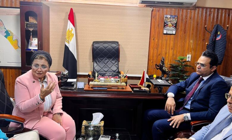 دويدار يستقبل نائبة وزير الصحة