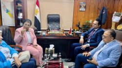 دويدار يستقبل نائبة وزير الصحة