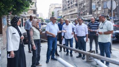 محافظ الإسكندرية يتفقد بدء تنفيذ مشروع توسعة طريق الحرية بنطاق حي شرق