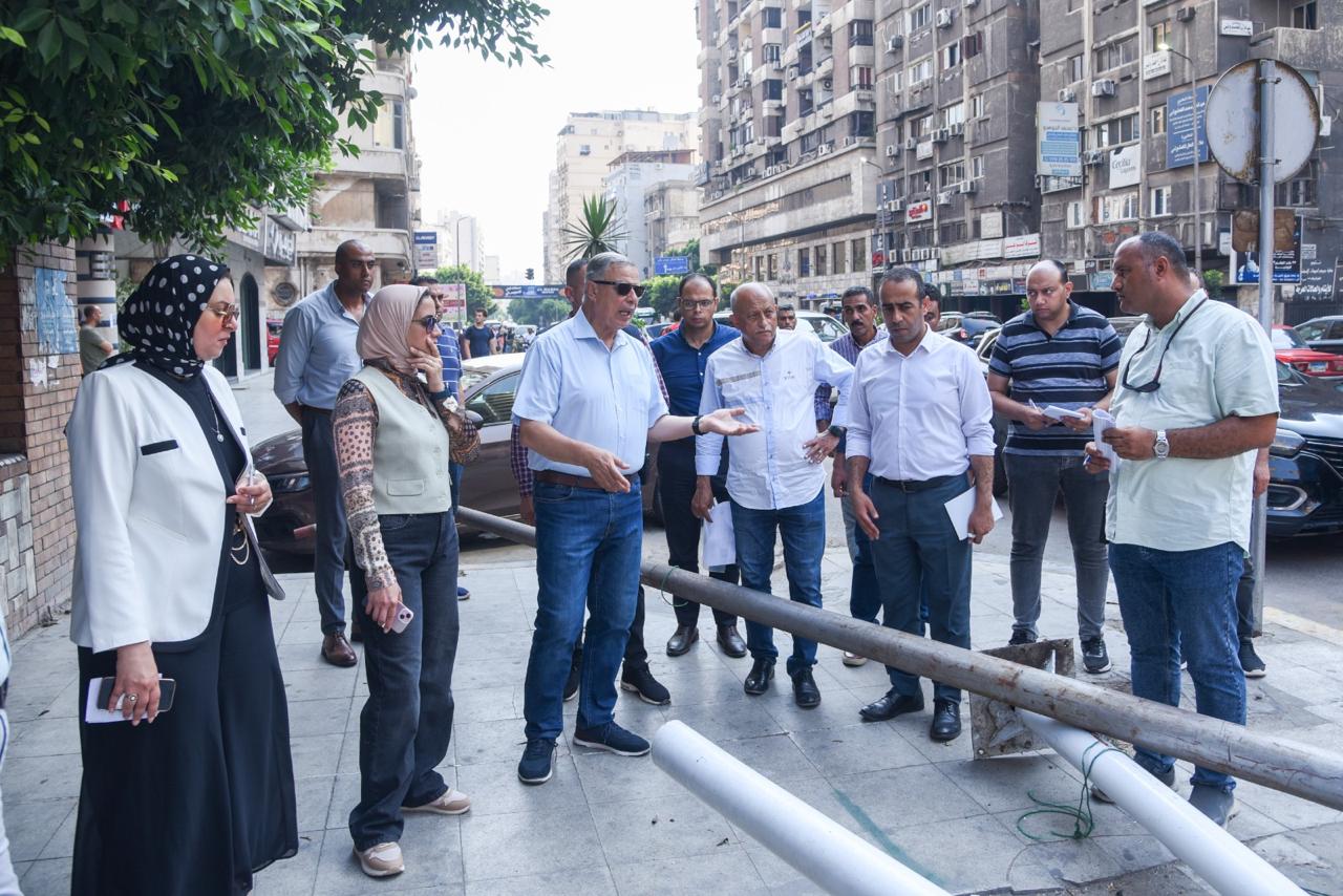 محافظ الإسكندرية يتفقد بدء تنفيذ مشروع توسعة طريق الحرية بنطاق حي شرق
