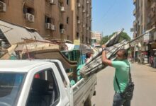 حملة مرافق مكبرة بحي شرق سوهاج