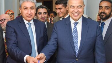 وزير السياحة والآثار ومحافظ الإسكندرية يفتتحان معرض أسرار المدينة الغارقة