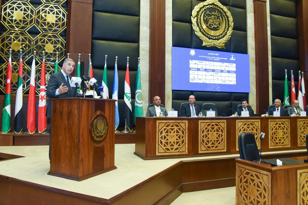 وزير الشباب والرياضة ومحافظ الإسكندرية و المؤتمر الصحفي لانطلاق بطولة العالم للشباب