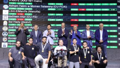 وزيرا الاتصالات والشباب يشهدان تتويج الفائزين في المسابقة المصرية للبرمجة  ECPC