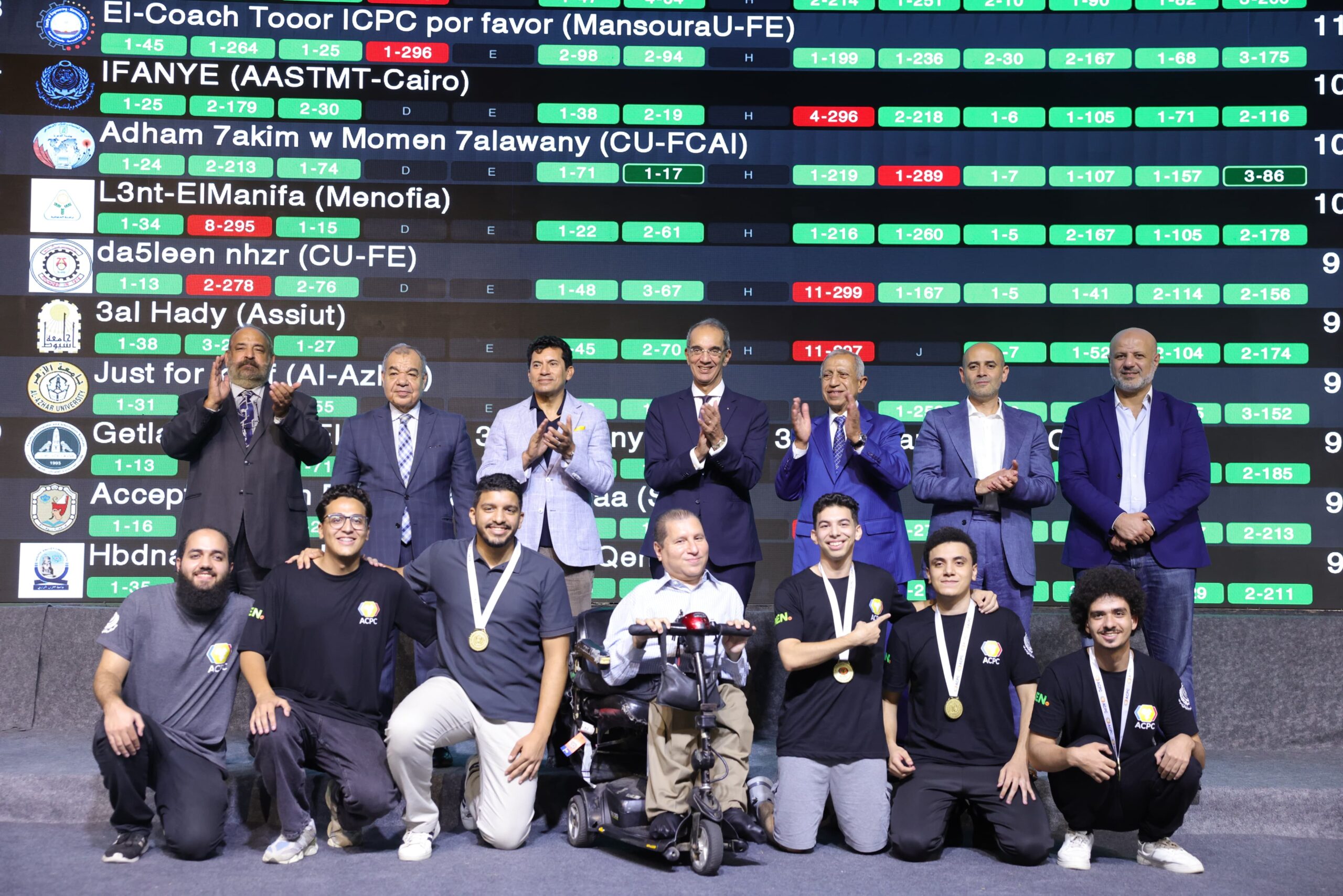 وزيرا الاتصالات والشباب يشهدان تتويج الفائزين في المسابقة المصرية للبرمجة  ECPC