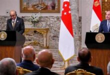 رئيس سنغافورة: أشكر الرئيس السيسي على حرصه على تعزيز العلاقات الثنائية