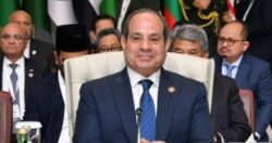 الرئيس السيسى يطالب بإنشاء آلية عربية إسلامية للتنسيق والتعاون. 
