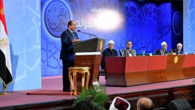 الرئيس السيسي شهد اليوم إحتفال جمهورية مصر العربية بذكرى المولد النبوي