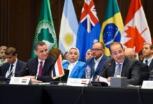 مصر تستضيف أول إجتماع رسمي لمجموعة العشرين لبحث أزمة الأمن الغذائي.  