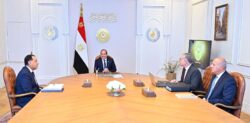 الرئيس السيسي إجتمع اليوم مع  مدبولي وبدوي ووزير البترول والثروة المعدنية