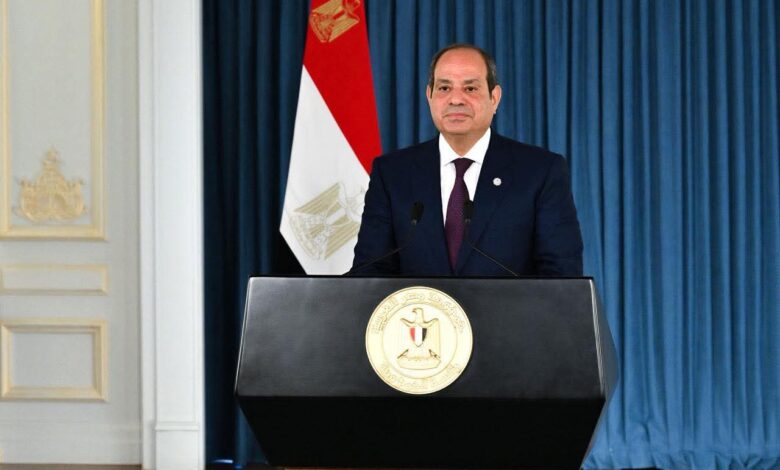 الرئيس السيسي المشهد الدولي بات غارقًا في ازدواجية فاضحة