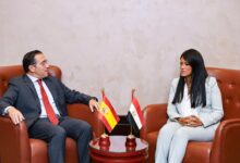 عقب توقيع اتفاق الشراكة من أجل التنمية بين مصر وإسبانيا.