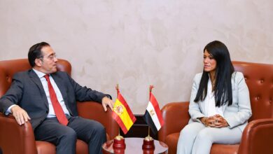 عقب توقيع اتفاق الشراكة من أجل التنمية بين مصر وإسبانيا.