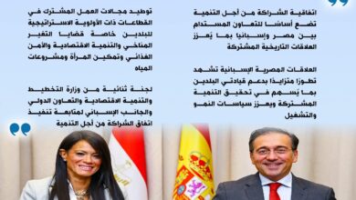 مصر وإسبانيا توقعان أول اتفاقية لدفع جهود التنمية الاقتصادية