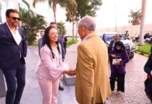 وزيرة التضامن تصطحب وزير الأسرة والتنمية بسنغافورة الي زياره لمستشفى الناس.