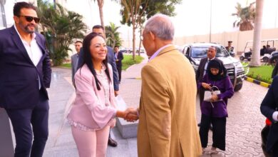 وزيرة التضامن تصطحب وزير الأسرة والتنمية بسنغافورة الي زياره لمستشفى الناس.