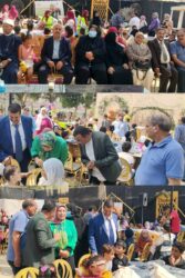  مدير التضامن أسيوط تشارك " الإتحاد النوعى " فرحة إهداء المستلزمات المدرسية .