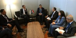 رئيس الوزراء يلتقي والرئيس القبرصي بمقر الأمم المتحدة