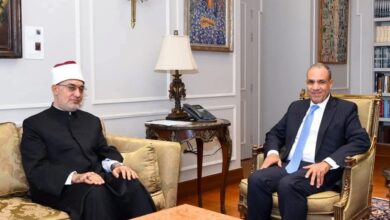 وزير الخارجية يستقبل مفتي الجمهورية لبحث تعزيز التعاون المشترك. 