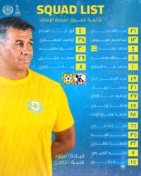 قائمة الإسماعيلي لمواجهة الزمالك بـ دوري Nile 