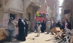 إصابة 5 أشخاص في حريق 3 مغالق خشب بعزبة الورد بالشرابية