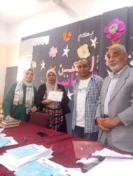 توجيهات وزير التربية والتعليم بتكثيف وتعزيز الجهود للقضاء على الأمية. 