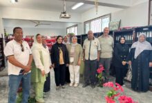 وفد رفيع المستوى من قيادات التعليم الفني قامت بزيارة مميزة في مدرسة العامرية التجارية بنات.