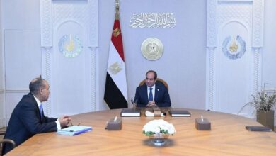 إجتمع الرئيس عبد الفتاح السيسي، اليوم، مع الدكتور بدر عبد العاطي وزيرالخارجية.