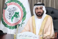 البرلمان العربي يرحب باعتماد الجمعية العامة للأمم المتحدة قرارا يؤيد إعلان حل الدولتين. 
