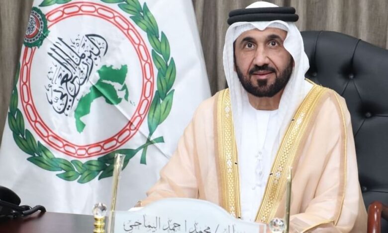 البرلمان العربي يرحب باعتماد الجمعية العامة للأمم المتحدة قرارا يؤيد إعلان حل الدولتين.