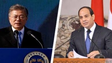 الرئيس السيسي يتسلم رسالة من رئيس كوريا الجنوبية