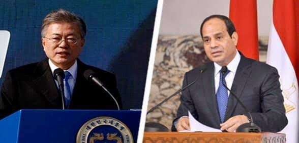 الرئيس السيسي يتسلم رسالة من رئيس كوريا الجنوبية