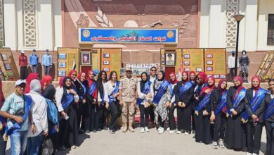 جامعة الإسكندرية تنظم زيارة لطلابها إلى بانوراما حرب أكتوبر لتعزيز الانتماء الوطنى
