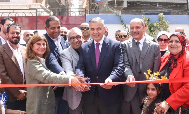 محافظ الإسكندرية يفتتح مدرسة الشهيد أحمد شيبوب بعد تطويرها