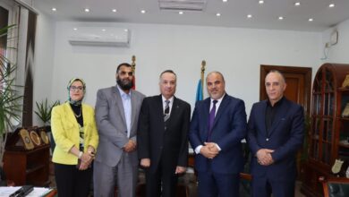 نائب رئيس جامعة الإسكندرية يستقبل وفدًا ليبيًا لبحث التعاون الأكاديمي والبحثى