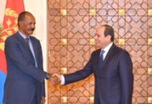 الرئيس السيسي إستقبل اليوم  رئيس رئيس دولة إريتريا