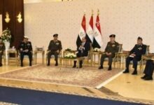 الرئيس السيسي يجتمع مع قادة القوات المسلحة بمناسبة 6 أكتوبر