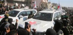 وصول الدفعة الثانية من المعتقلين إلى خان يونس جنوب قطاع غ-زة.