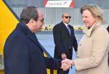 الرئيس السيسي يستقبل ممثلة الشؤون  الخارجية ببروكسل