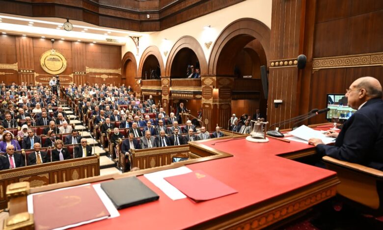 بدء الجلسة الافتتاحية لمجلس الشيوخ لدور الانعقاد السادس