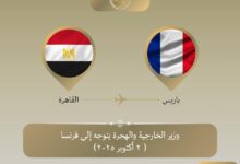 وزير الخارجية يتوجه إلى باريس