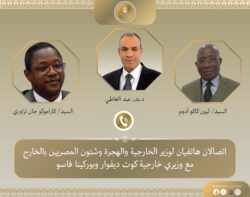 وزير الخارجية يجري اتصالين هاتفيين بوزيري خارجية كوت ديفوار وبوركينا فاسو