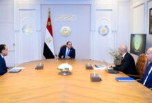 الرئيس السيسي إجتمع اليوم مع مدبولي رئيس مجلس الوزراء،  عبد اللطيف وزير التربية والتعليم