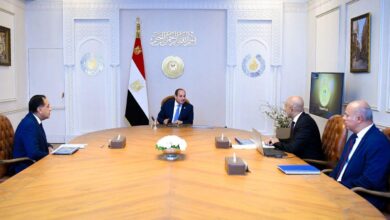 الرئيس السيسي إجتمع اليوم مع مدبولي رئيس مجلس الوزراء،  عبد اللطيف وزير التربية والتعليم