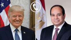 الرئيس السيسي يدعو ترامب في اتصال هاتفي لحضور توقيع اتفاق غزة في مصر. 