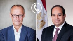 الرئيس السيسي تلقي اليوم اتصالاً هاتفياً من المستشار الألماني فريدريك ميرتس