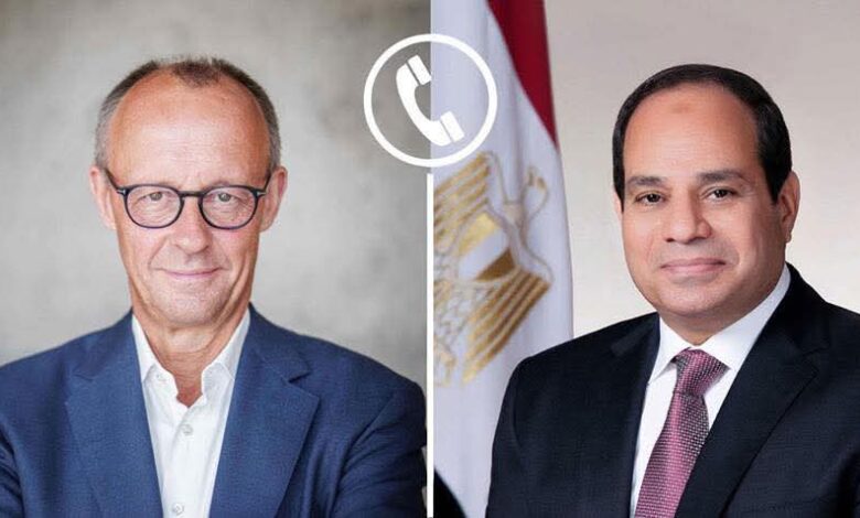 الرئيس السيسي يوجه دعوة للمستشار الألماني فريدريك ميرتس