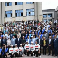 رئيس الوزراء يتفقد جامعة بنها الأهلية بمدينة العبور. 